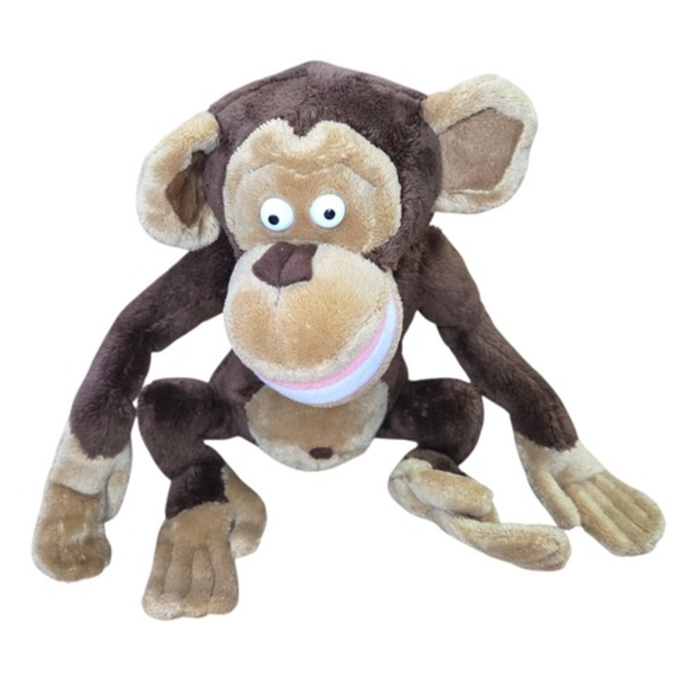 2005 Russ DreamWorks Madagascar Mason Monkey 12" Plush Stuffed Animal
